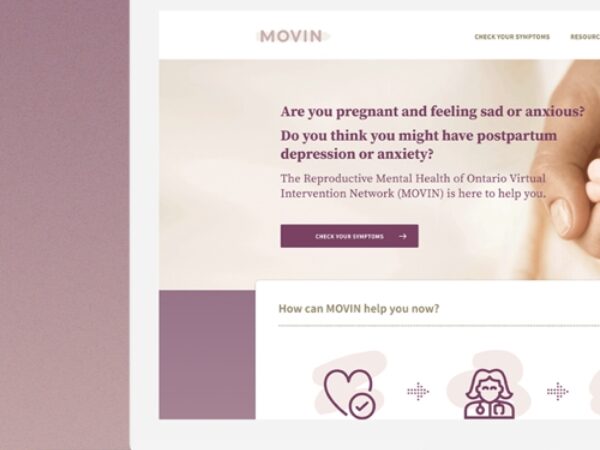 Women’s College Hospital: Maternal Ontario Virtual Intervention Network (MOVIN)